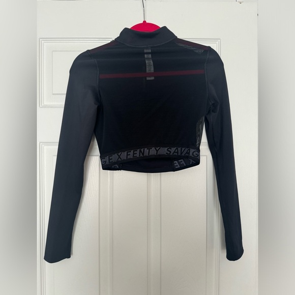 Savage X Fenty Cropped Zip Up w/ Mesh Back NEVER WORN - Picture 5 of 5